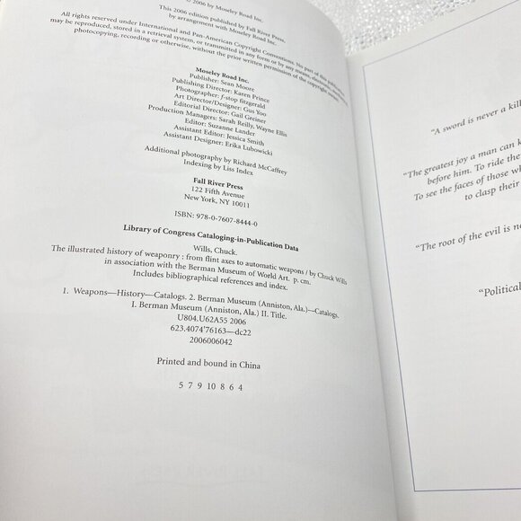 The Illustrated History of Weaponry‎ : From Flint Axes to Automatic 2006 - Picture 14 of 16